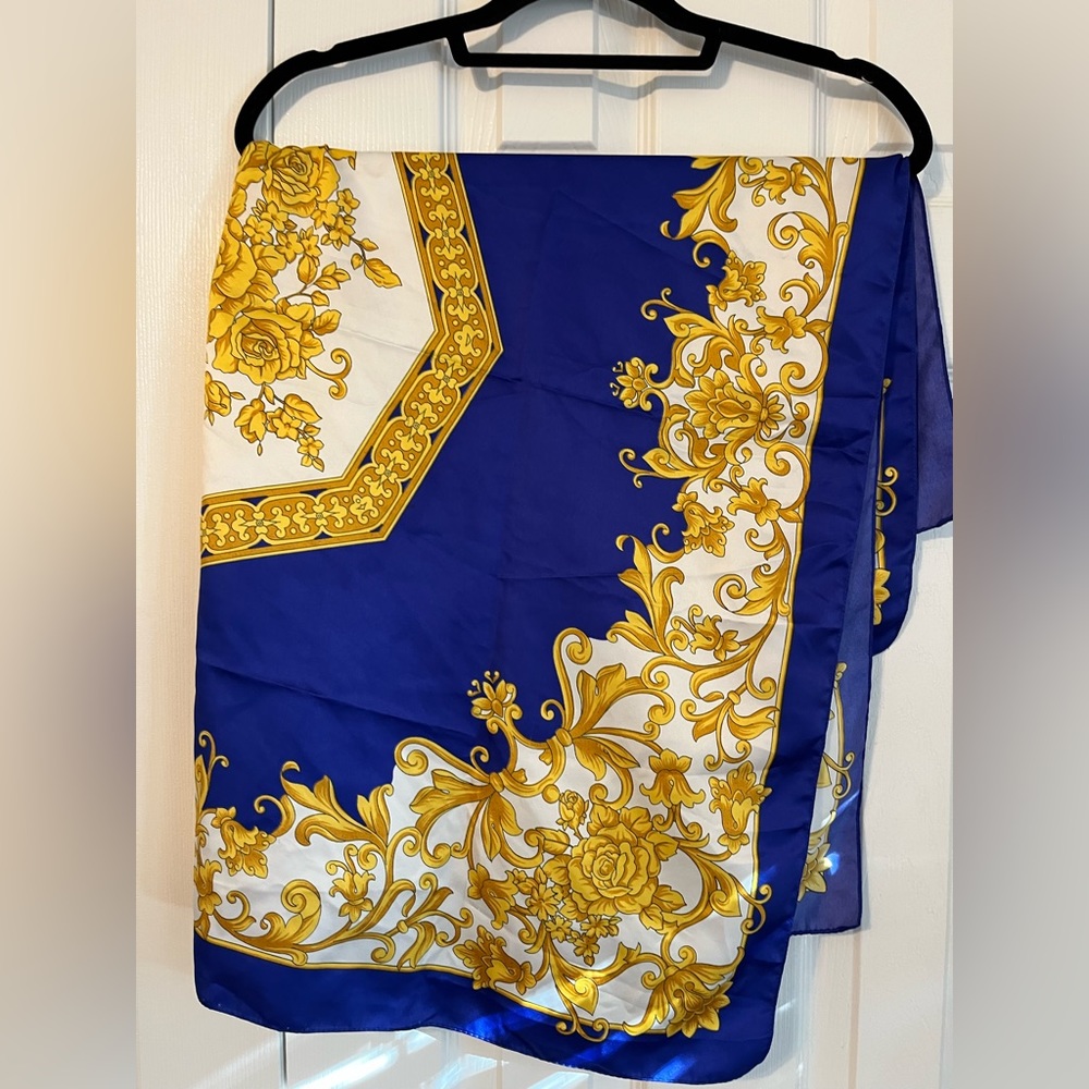 Vintage Satin Scarf
